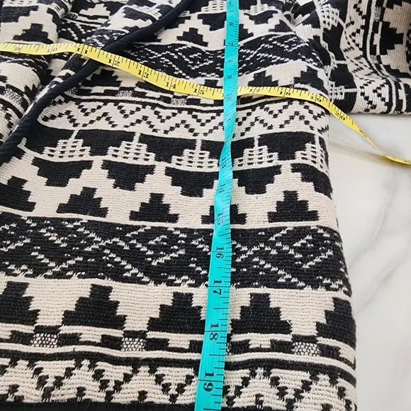 WOMEN'S size Small,  cutest black &amp; white Aztec blazer jacket by [ Bedford Fair]