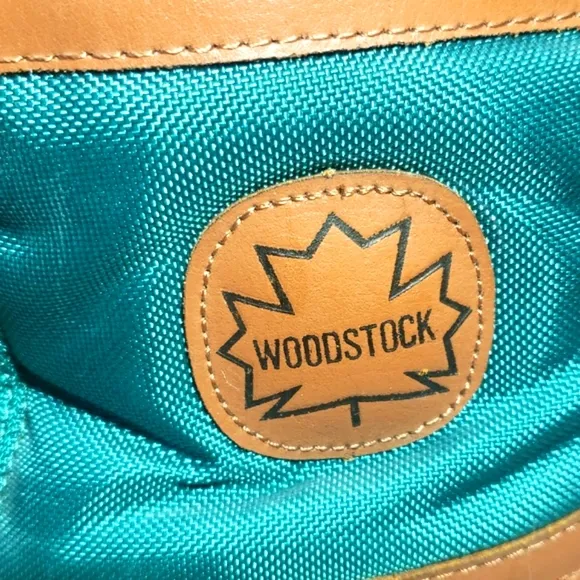 Woodstock Handcrafted Boots Thermolite Green Lace Up Vintage Dead Stock Size 10