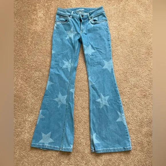 Wrangler Retro Mae Star Flare Jean in Alice Sz 28
