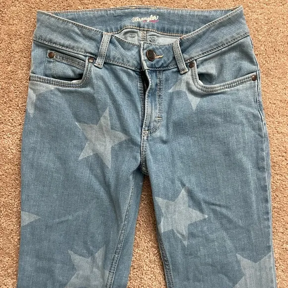 Wrangler Retro Mae Star Flare Jean in Alice Sz 28