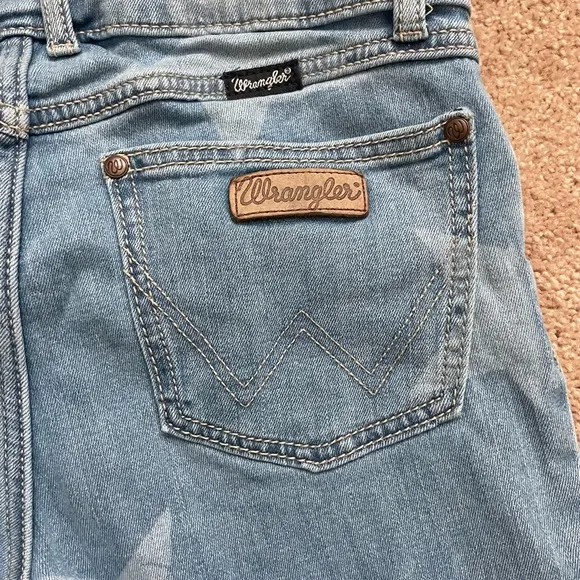 Wrangler Retro Mae Star Flare Jean in Alice Sz 28