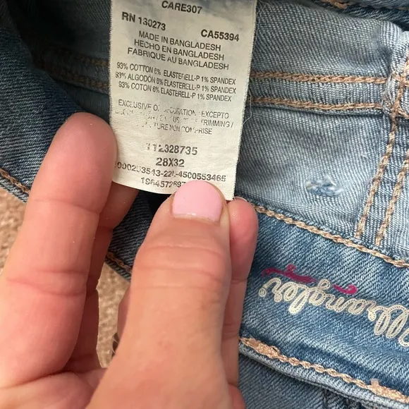 Wrangler Retro Mae Star Flare Jean in Alice Sz 28
