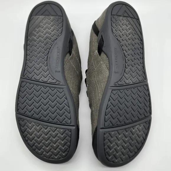 Xero Mens Hana Hemp Charcoal Barefoot Minimalist Shoes Mens Size 9.5