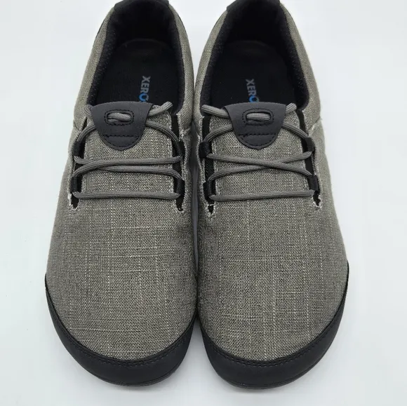 Xero Mens Hana Hemp Charcoal Barefoot Minimalist Shoes Mens Size 9.5