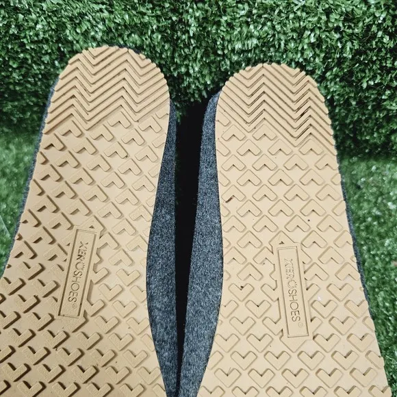 Xero Pagosa Gray Wool Minimalist Barefoot Grounding Slip On Shoes Womens Size 10