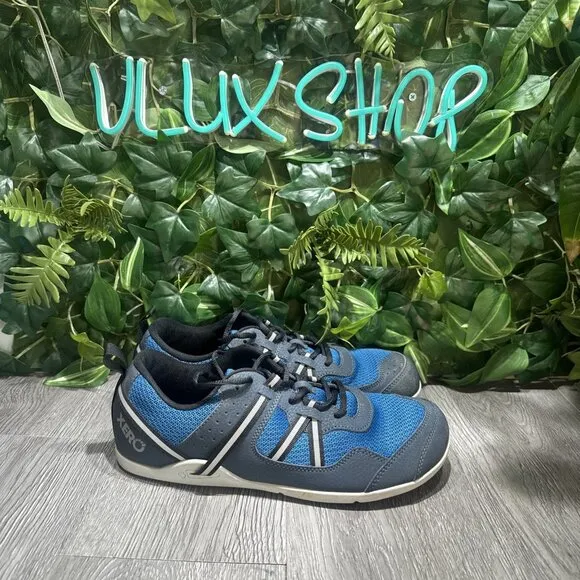 Xero Prio Men Shoes Sneakers Size 10 Blue Minimalist Trainers Running Barefoot