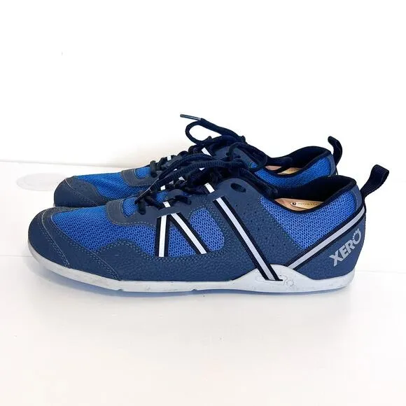 Xero Prio Men Shoes Sneakers Size 11 Blue Minimalist Trainers Running Barefoot