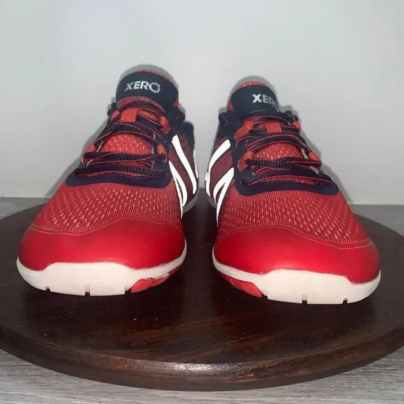 Xero Shoes HFS Men’s 9 Red Barefoot Lace Up Athletic Shoes Sneakers Minimalist