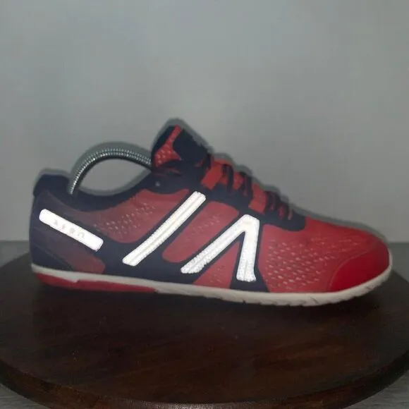 Xero Shoes HFS Men’s 9 Red Barefoot Lace Up Athletic Shoes Sneakers Minimalist