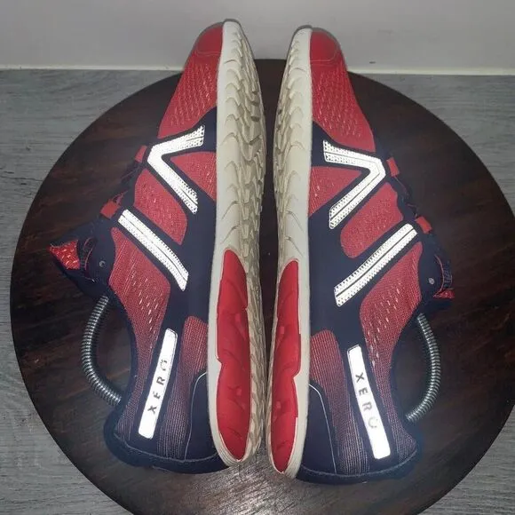 Xero Shoes HFS Men’s 9 Red Barefoot Lace Up Athletic Shoes Sneakers Minimalist