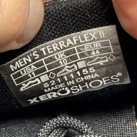 Xero TerraFlex Barefoot Minimalist Trail Running Hiking Shoe Sneaker Mens 11