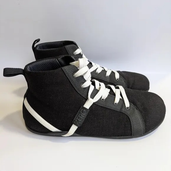 Xeroshoes Men's Toronto Shoes Sz 10.5 Minimalist Casual Comfort Black White