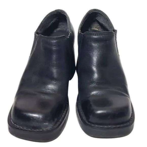 Y2K Chunky Square Toe  Mary Jane Platform Shoes Size 7.5 Womens Sam &amp; Libby