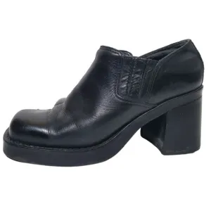 Y2K Chunky Square Toe  Mary Jane Platform Shoes Size 7.5 Womens Sam &amp; Libby