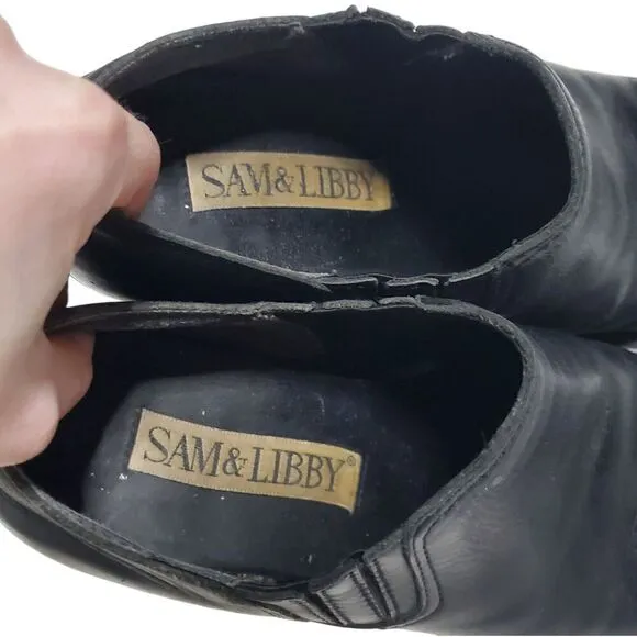 Y2K Chunky Square Toe  Mary Jane Platform Shoes Size 7.5 Womens Sam &amp; Libby