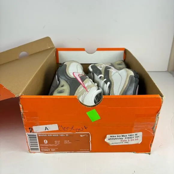 Y2K Deadstock Nike Air Max Plus 180 III retro running shoes womens size 9