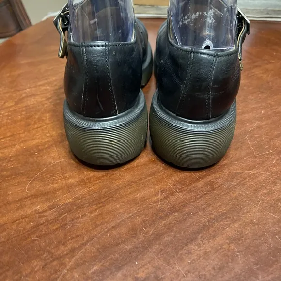 Y2K Rare Dr Martens three buckle 8368 mary janes Black Chunky Platform England