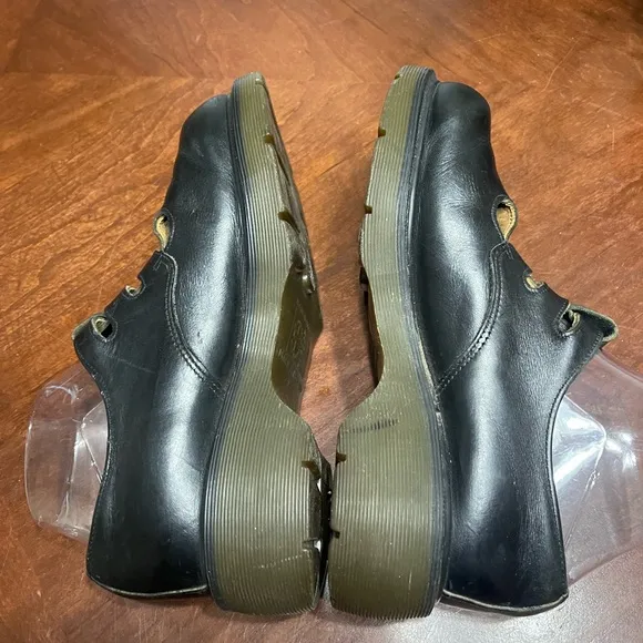 Y2K Rare Dr Martens three buckle 8368 mary janes Black Chunky Platform England