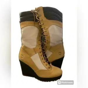 Y2K Timberland Spring Point Wedge Boots