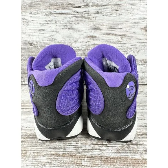 Youth Nike Air Jordan Retro 13 (PS) 'Purple Venom' Sneakers Sz 11.5C